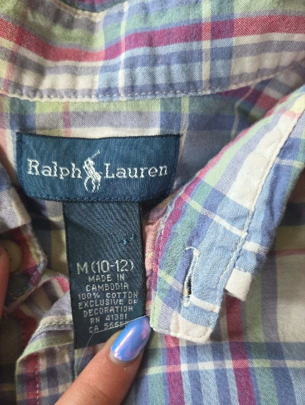Ralph Lauren cotton easy